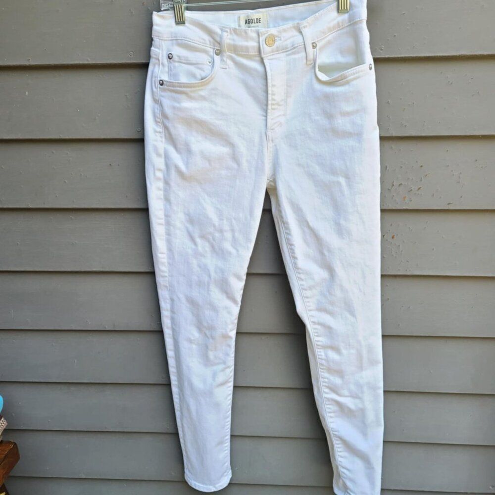Agolde White Jeans size 27